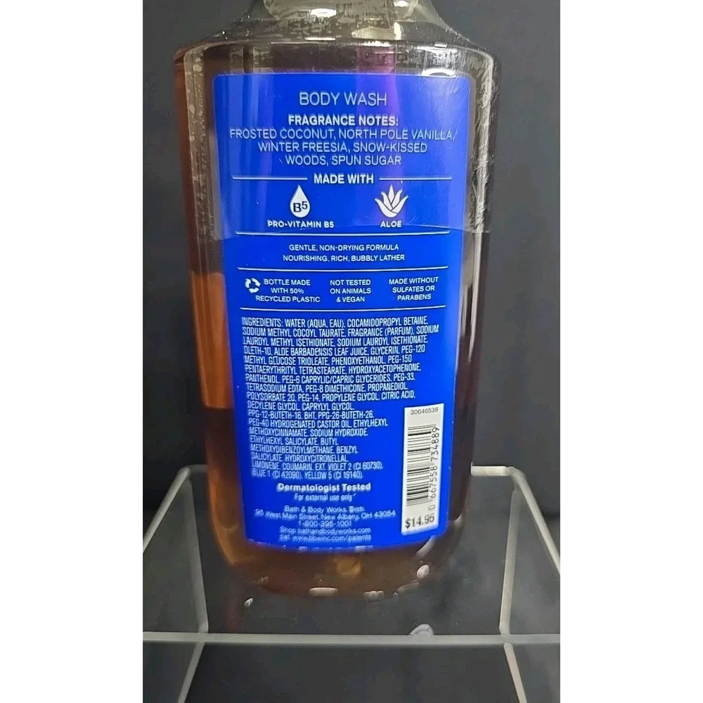 Bath & Body Works "Frosted Coconut Snowball" Body Wash 10 FL OZ - Picture 4 of 5